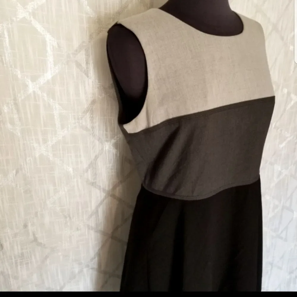 Calvin Klein Dress Color Block Sleeveless Dress Size 12 - Picture 3 of 8